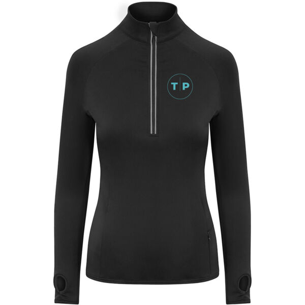 TP Fitness  - Cool-Flex Girlie Half Zip Top Thumbnail